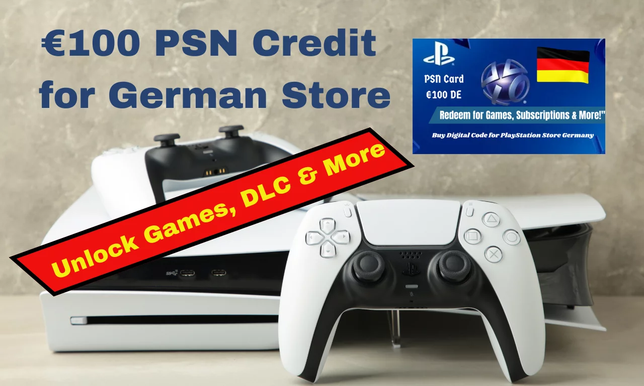 Buy PlayStation Network Card €100 DE: The Clever Option for PlayStation Gamers