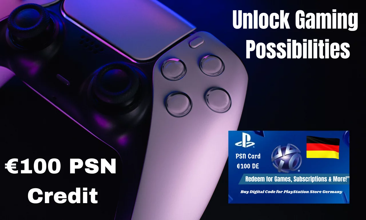 PlayStation Network Card €100 DE: Unlock a World of Gaming Possibilities
