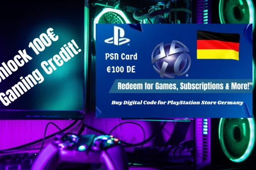Unlock Endless Gaming with a PlayStation Network Gift Card – Get Your €100 DE Card Now!